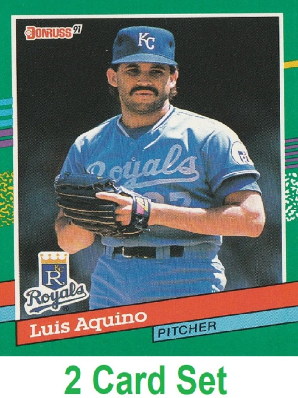 Luis Aquino Baseball Card Collection